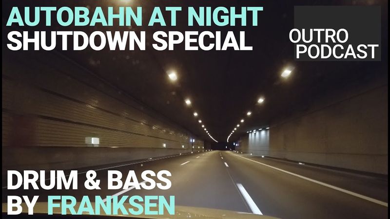 Outro Shutdown: Franksen | Driving Frankfurt at Night | Liquid Drum And Bass Breakbeat